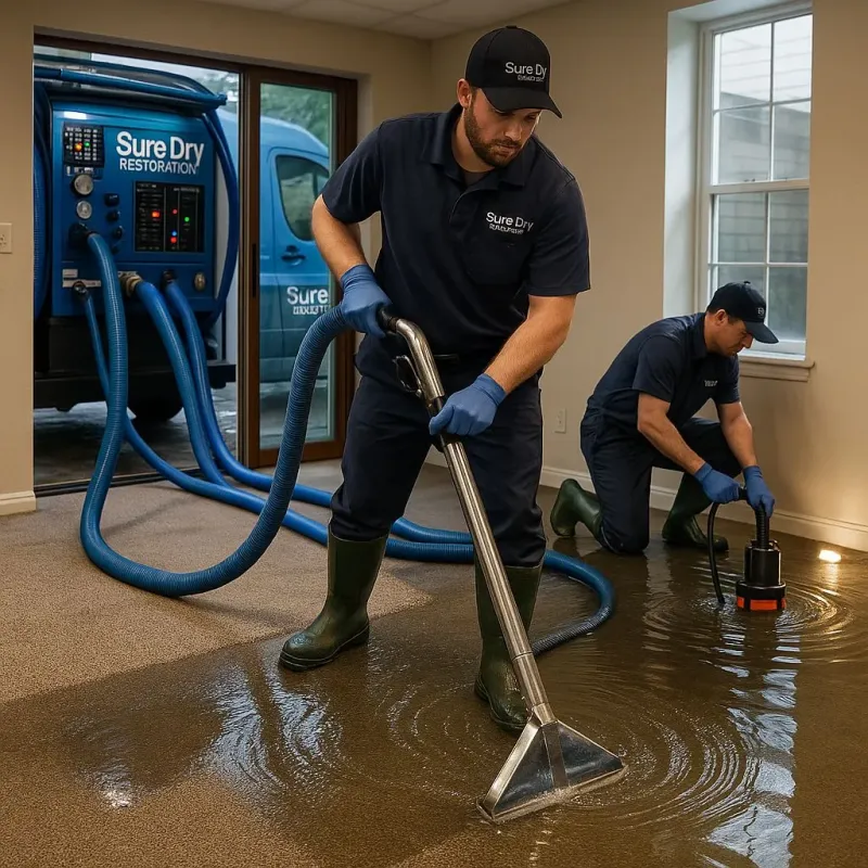 Water Extraction and Removal process in Smith Mills, MA